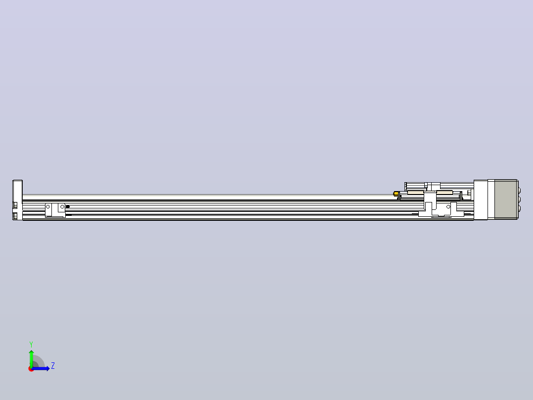 KK60-500A1-HL0 模组 标准A1滑座 KK60-A1-HL0 替换上银左视图