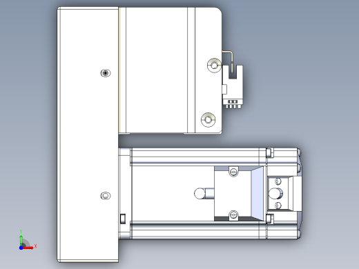皮带直线轴半封闭可选导轨TPA-HNB-85S-90-L1350-LP-C-P20-N3前视缩略图