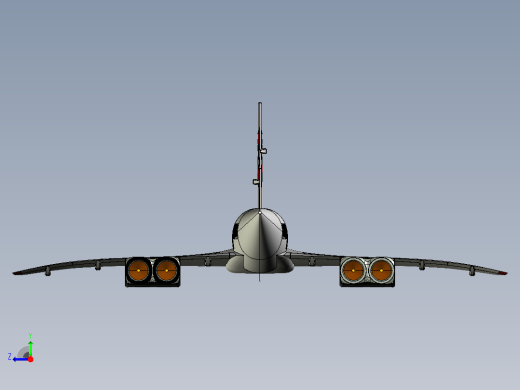 协和超音速客机CATIA V5 r21右视缩略图