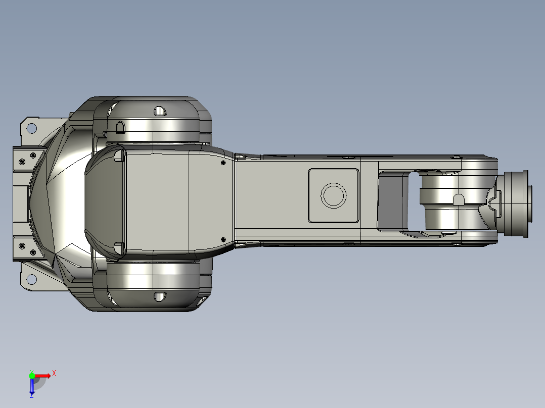 发那科Fanuc LR-Mate 200iD SW STP俯视图