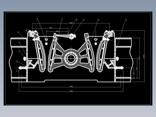 破碎机-双腔鄂式破碎机设计