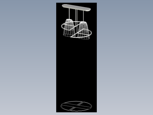室内家具和灯具等的模型十五-J-L76