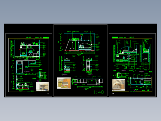 儿童床设计图带效果图