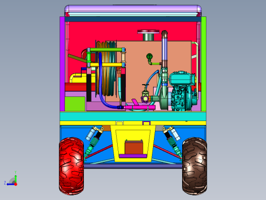 全地形高机动越野救援消防车右视缩略图