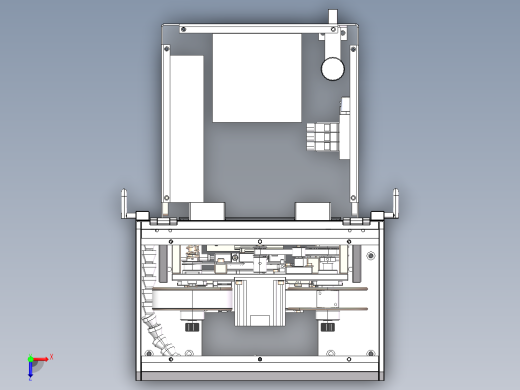 屏幕擦拭机构俯视缩略图