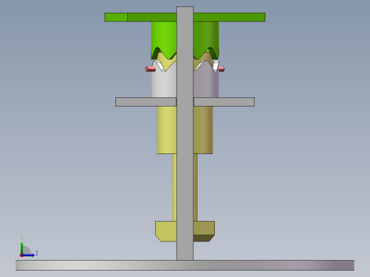 搓齿旋转机构左视缩略图