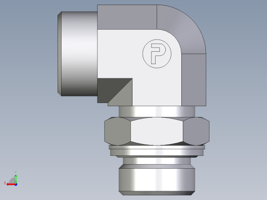 卡套式工业通用硬管接头EO_Adjustable_Locknut_elbow_WEE22LM27x2OMDCF后视缩略图