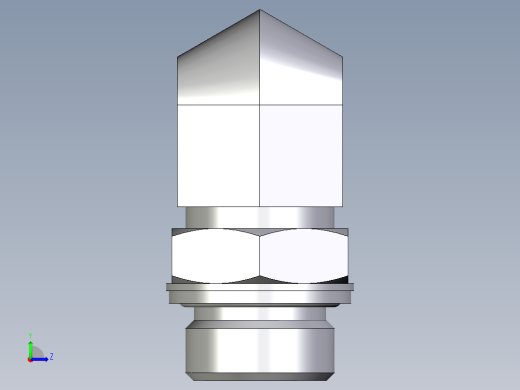 卡套式工业通用硬管接头EO_Adjustable_Locknut_elbow_WEE22LM27x2OMDCF左视缩略图
