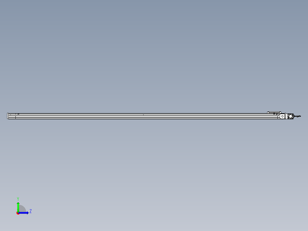 威洛博LB.GB同步带传动--欧规系列LB6A-L65-S3000-BL左视图