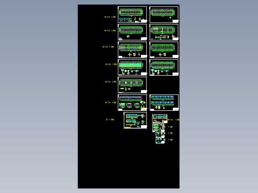 某地厂房4560平方米结构图纸cad（包含设计说明）