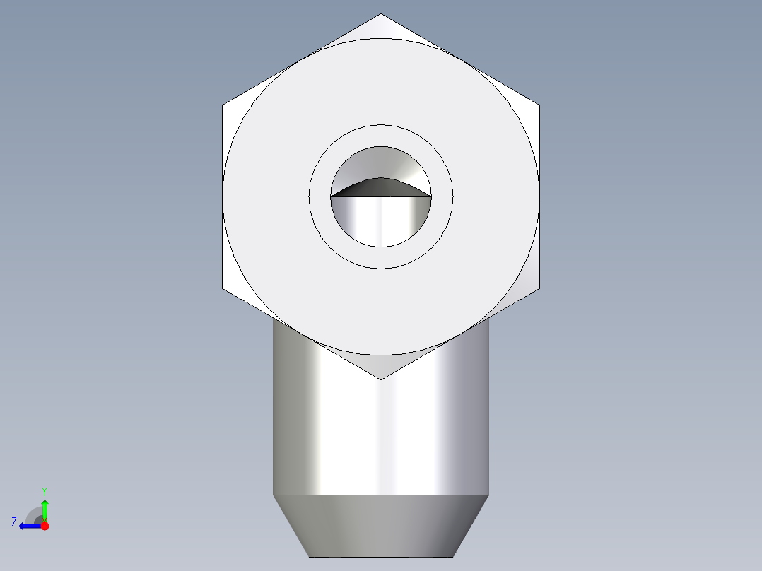 卡套式工业通用硬管接头EO_Weld_elbown_WAS10S右视图