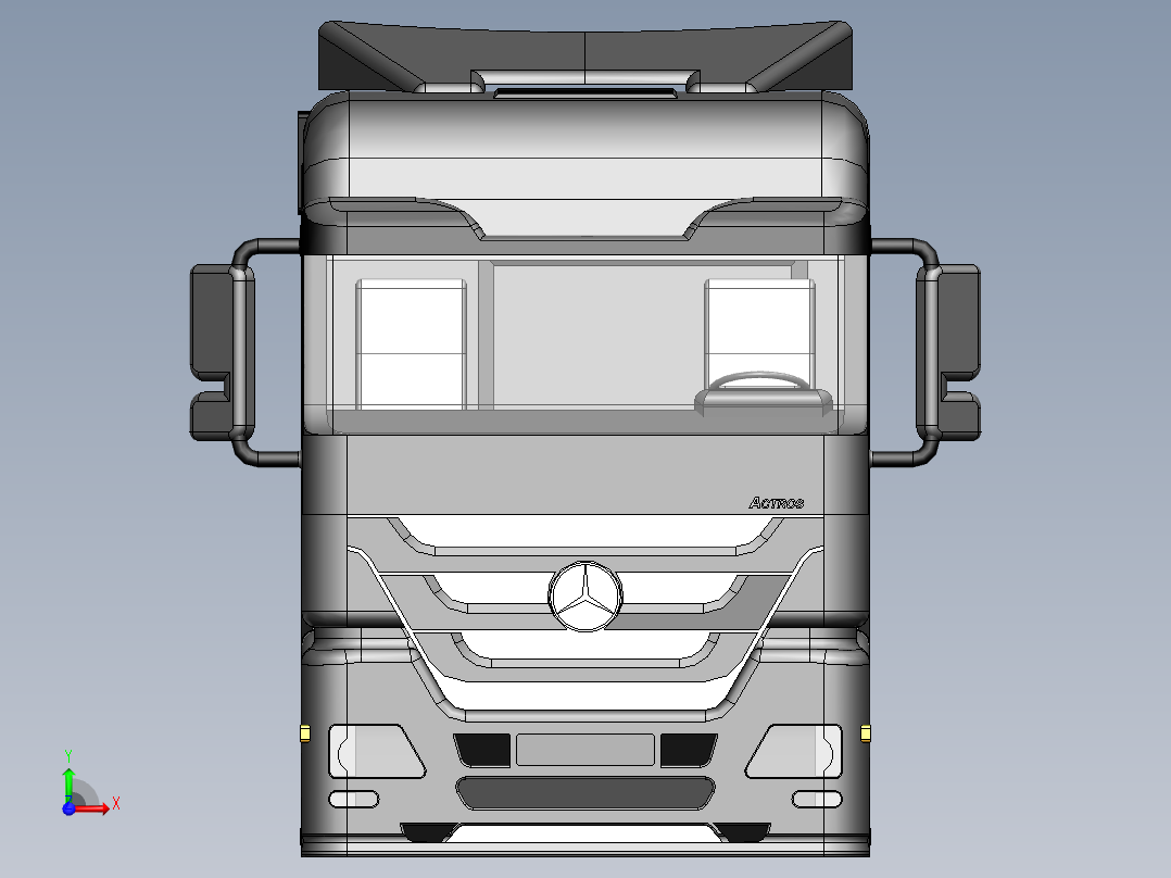 MERCEDES奔驰 ACTROS前视图