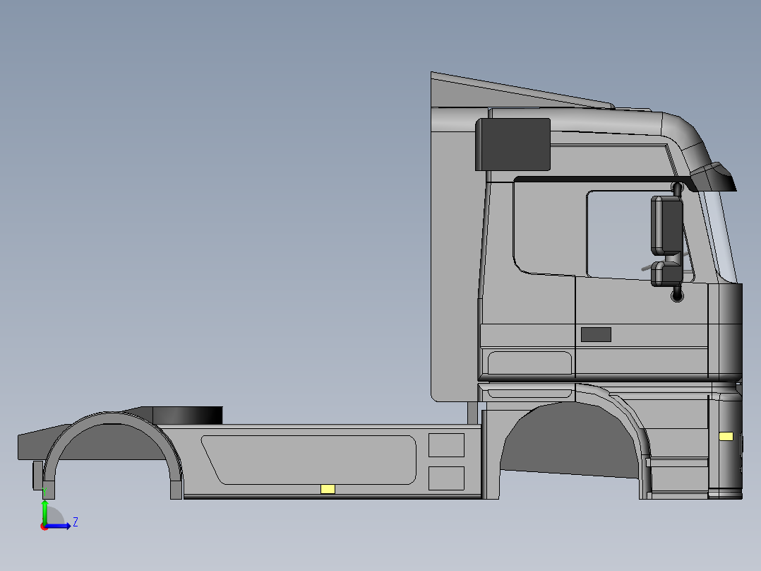 MERCEDES奔驰 ACTROS左视图