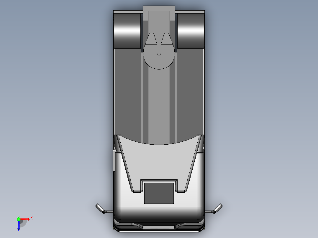 MERCEDES奔驰 ACTROS俯视图