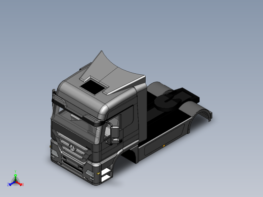 MERCEDES奔驰 ACTROS正等轴测缩略图