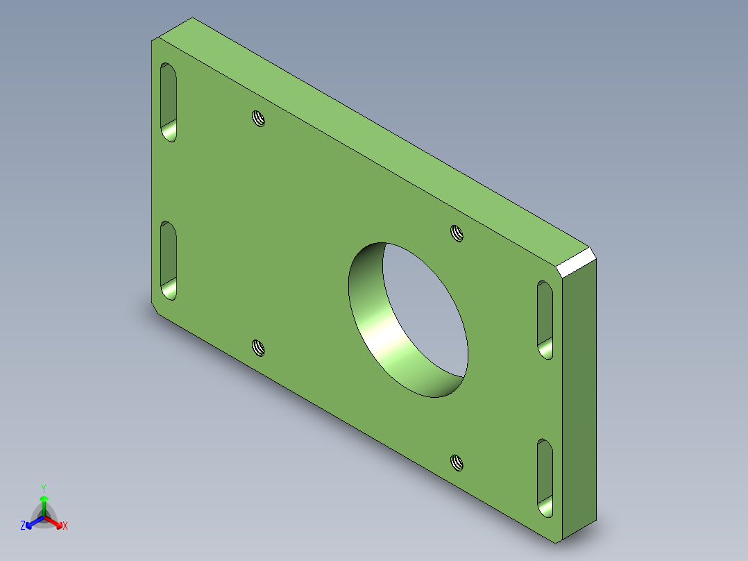 5薄膜钼尼龙冲切总组件正等轴测图