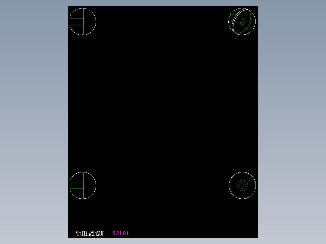 球型把手(壓入式)S.N-2D多系列多零件图纸模型