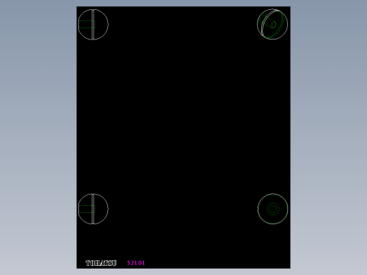 球型把手(壓入式)S.N-2D多系列多零件图纸模型