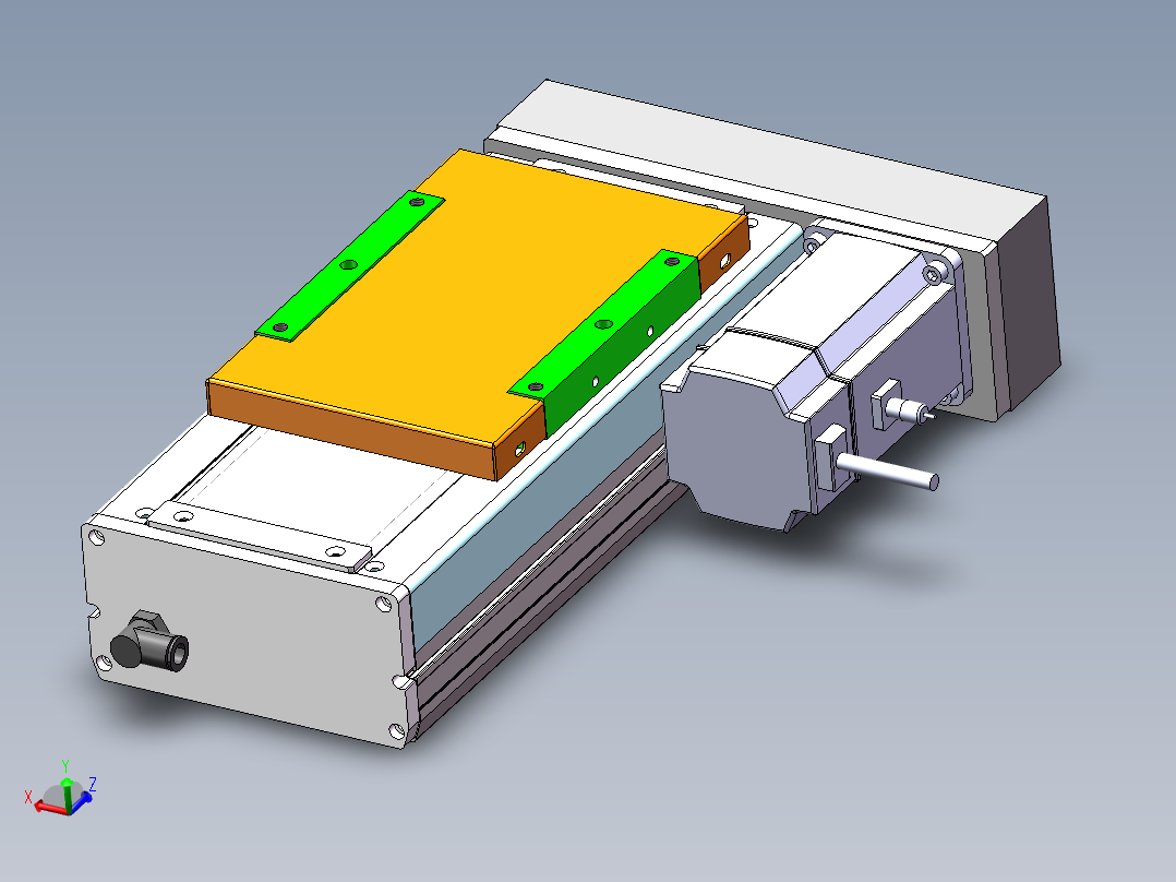 MCH丝杆全封闭MCH17-BR-750W主视图