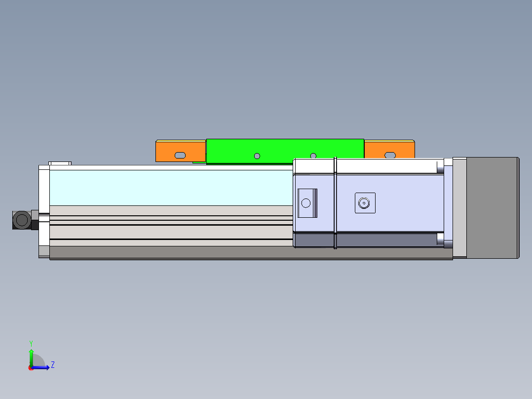 MCH丝杆全封闭MCH17-BR-750W左视图