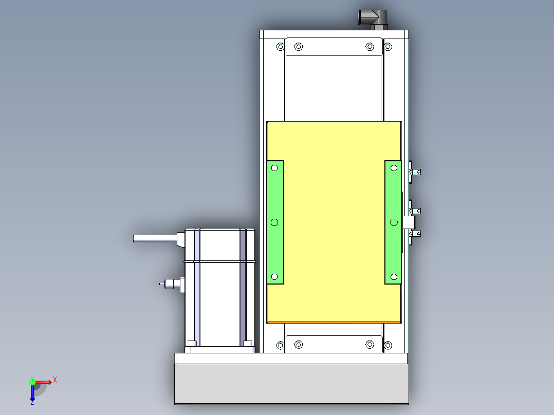 MCH丝杆全封闭MCH17-BR-750W俯视图