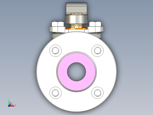 管道手动球阀-水管开关阀-手动阀门User Library-md52c150dn25-1前视缩略图