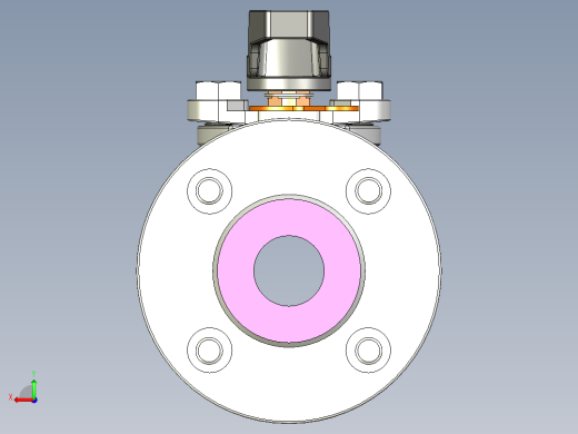 管道手动球阀-水管开关阀-手动阀门User Library-md52c150dn25-1后视缩略图