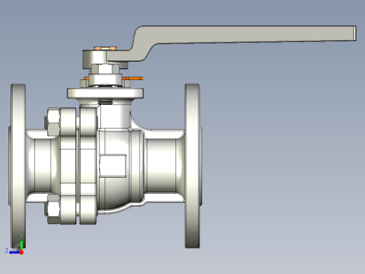 管道手动球阀-水管开关阀-手动阀门User Library-md52c150dn25-1右视缩略图