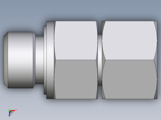 卡套式工业通用硬管接头EO_Swivel_connector_EGE10SMEDCF俯视缩略图