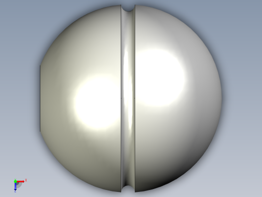 球型把手(壓入式)S.N-3D多系列多零件图纸模型俯视缩略图