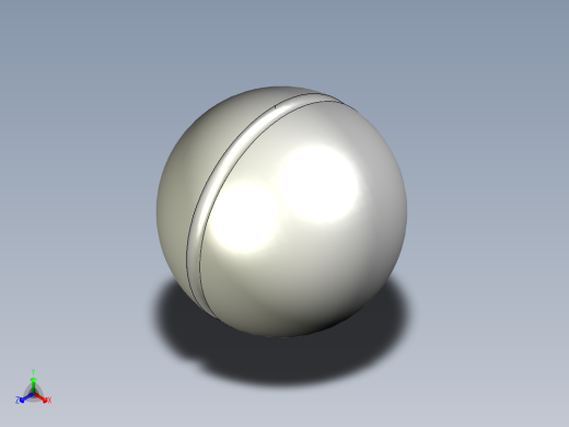 球型把手(壓入式)S.N-3D多系列多零件图纸模型正等轴测缩略图