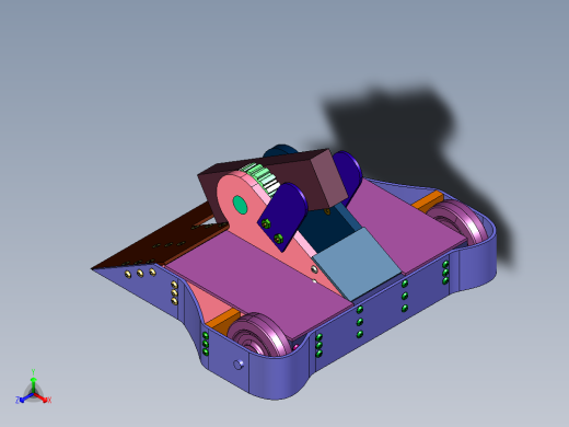 旋转锤击式战斗机器人