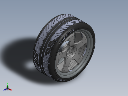 车轮正等轴测缩略图