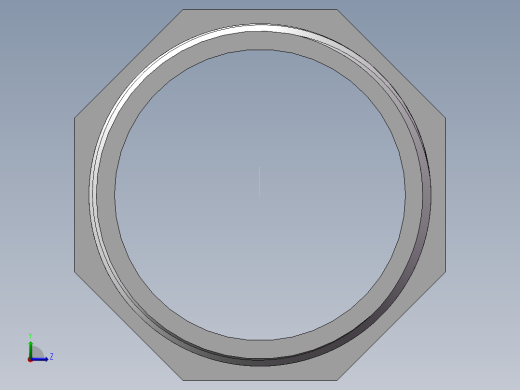 对丝-六角等径 DN40左视缩略图
