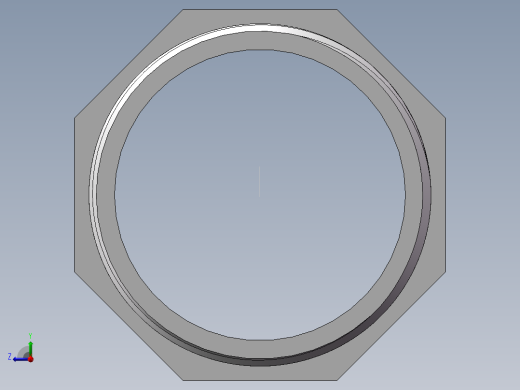对丝-六角等径 DN40右视缩略图