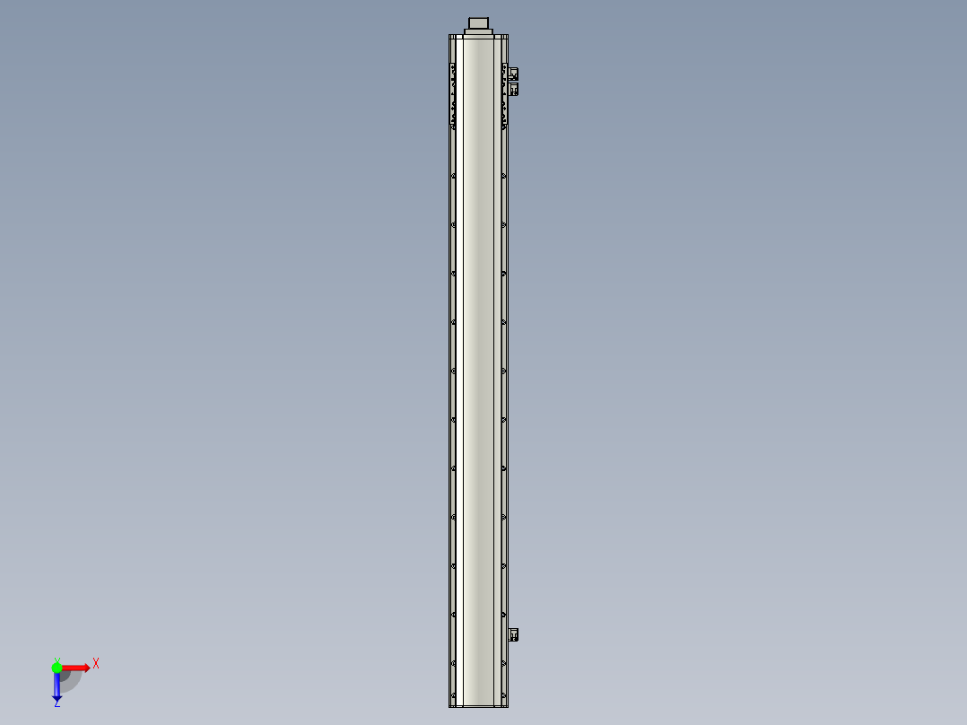 半封闭丝杆滑台MT120BS.L#.1150.BM.P40.C3俯视图