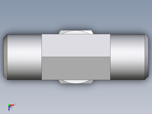 卡套式工业通用硬管接头EO_Assembled_adjustable_standpipe_branch_tee_EVT06LROMD71俯视缩略图