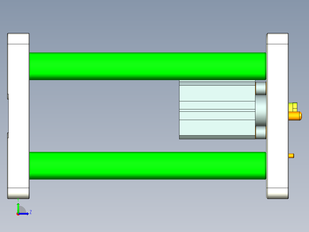VT306-笔记本CNC工装夹具三维模型CNC2-20150323左视图