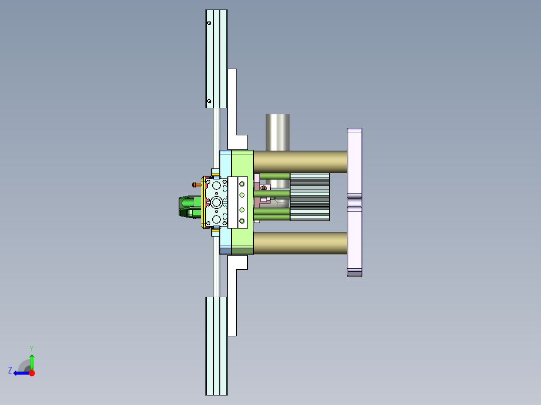 X3-B-CNC6笔记本CNC工装夹具三维模型-0924右视图