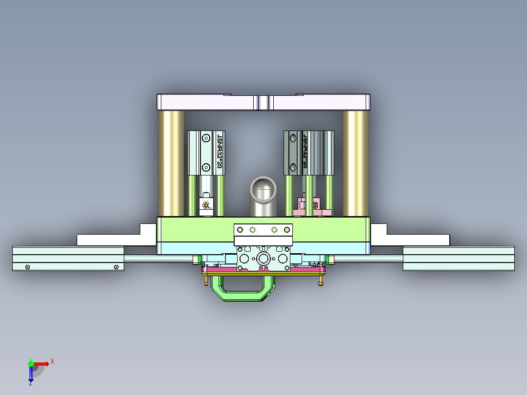 X3-B-CNC6笔记本CNC工装夹具三维模型-0924俯视图