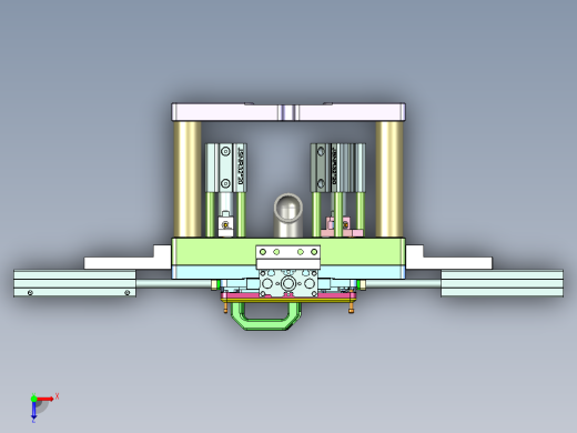 X3-B-CNC6笔记本CNC工装夹具三维模型-0924俯视缩略图