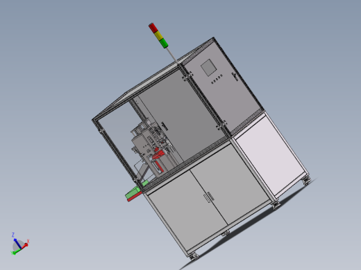 电容剪脚折弯成型机（sw18可编辑+工程图+bom）