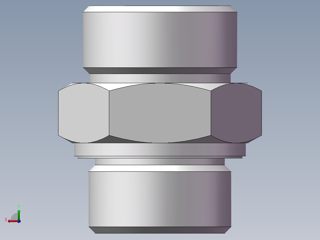 英制管螺纹ED密封、1DB-36-16WD后视图