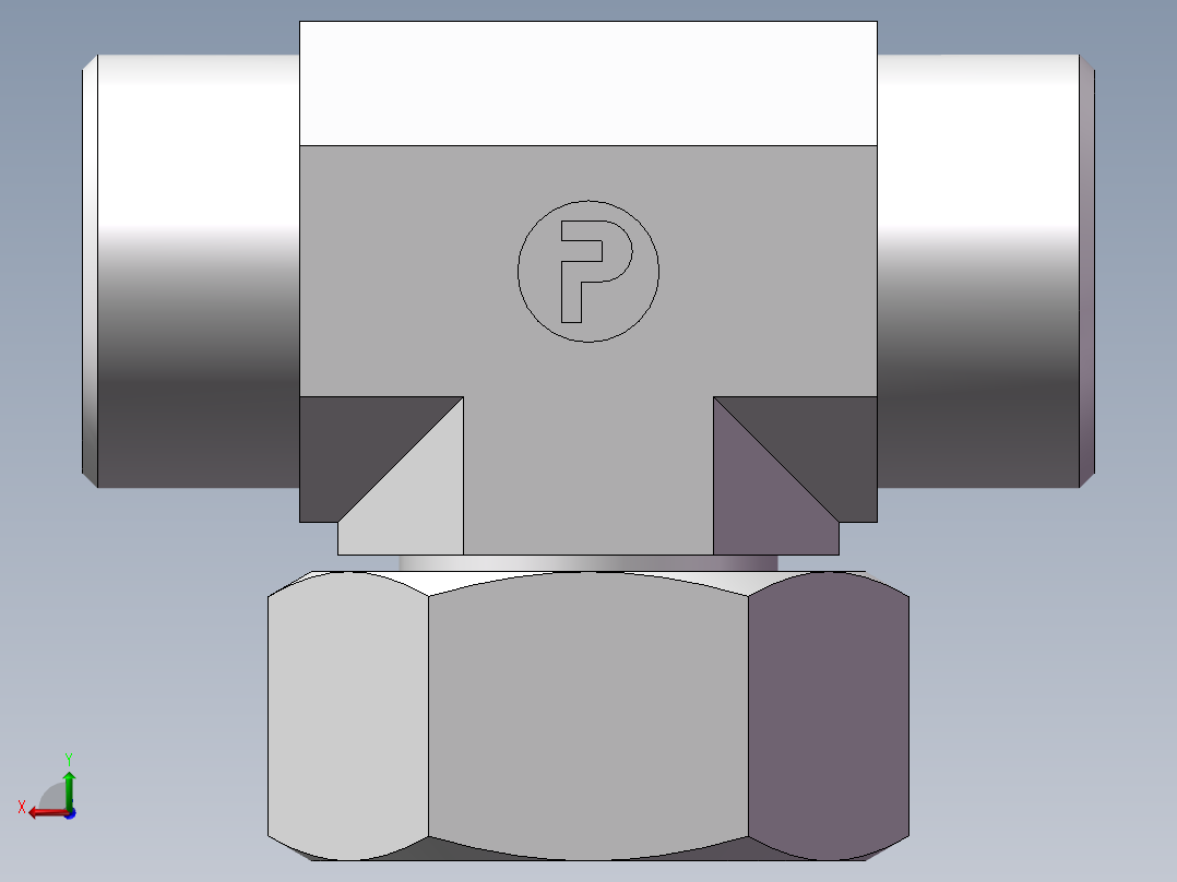 BC+BD 三通组合接头、BD-36后视图