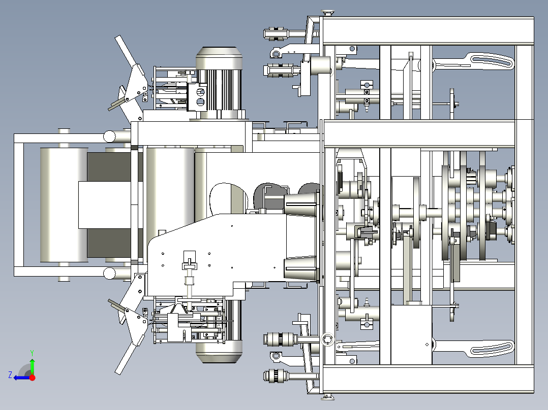 接头包装机右视图