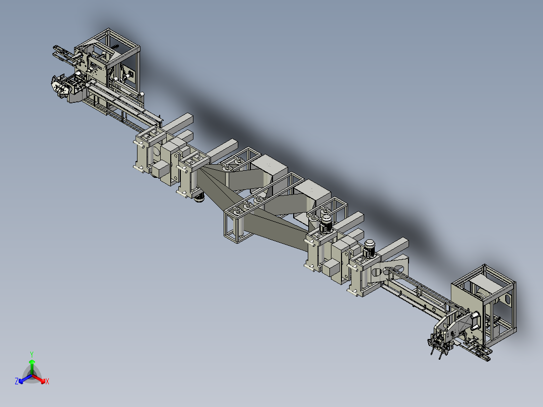 接头包装机正等轴测图