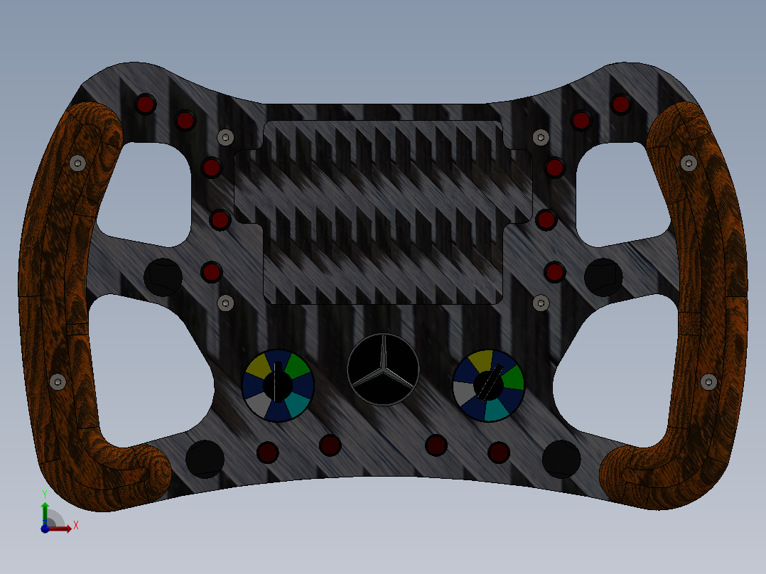 方向盘(11)前视图