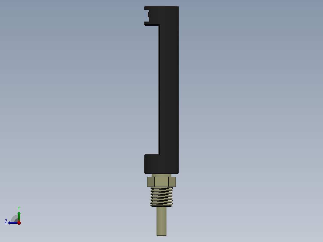 温度计(15)右视图