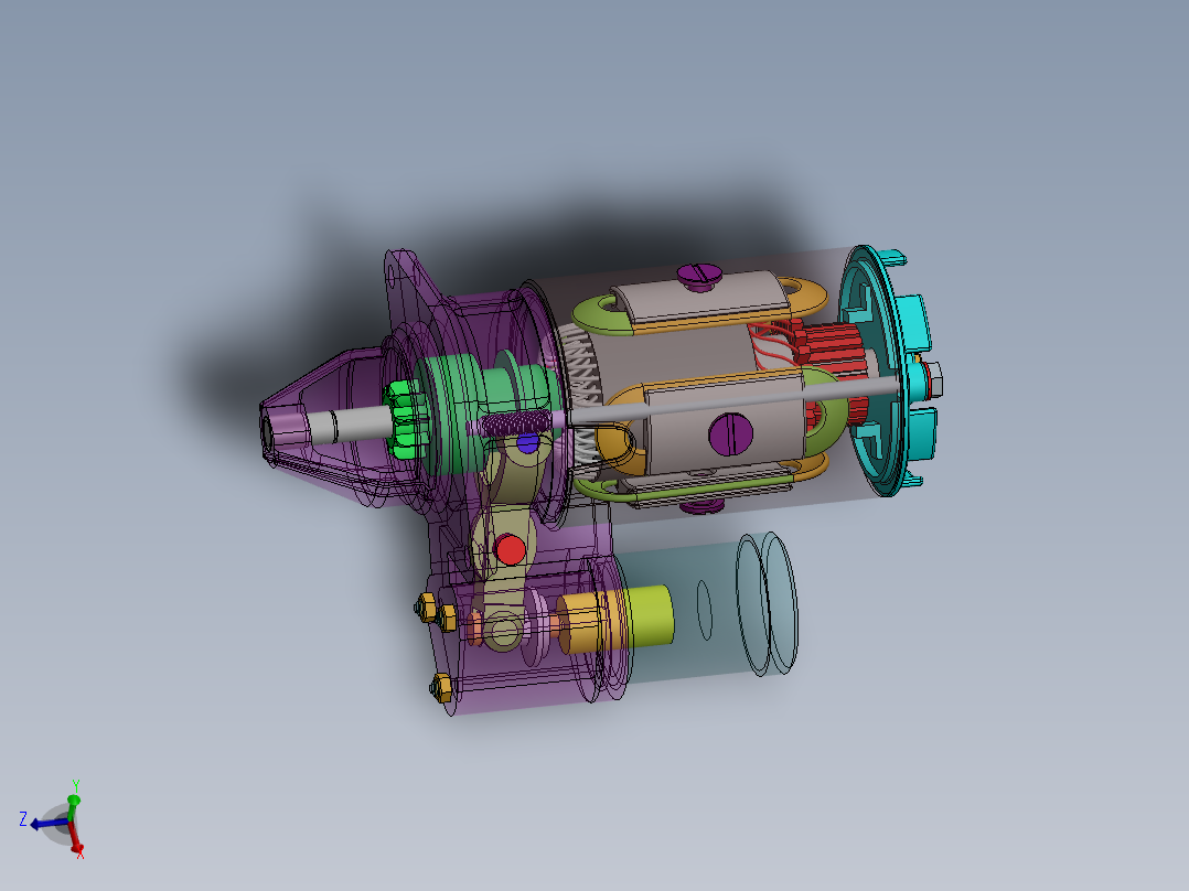 起动机(6)主视图