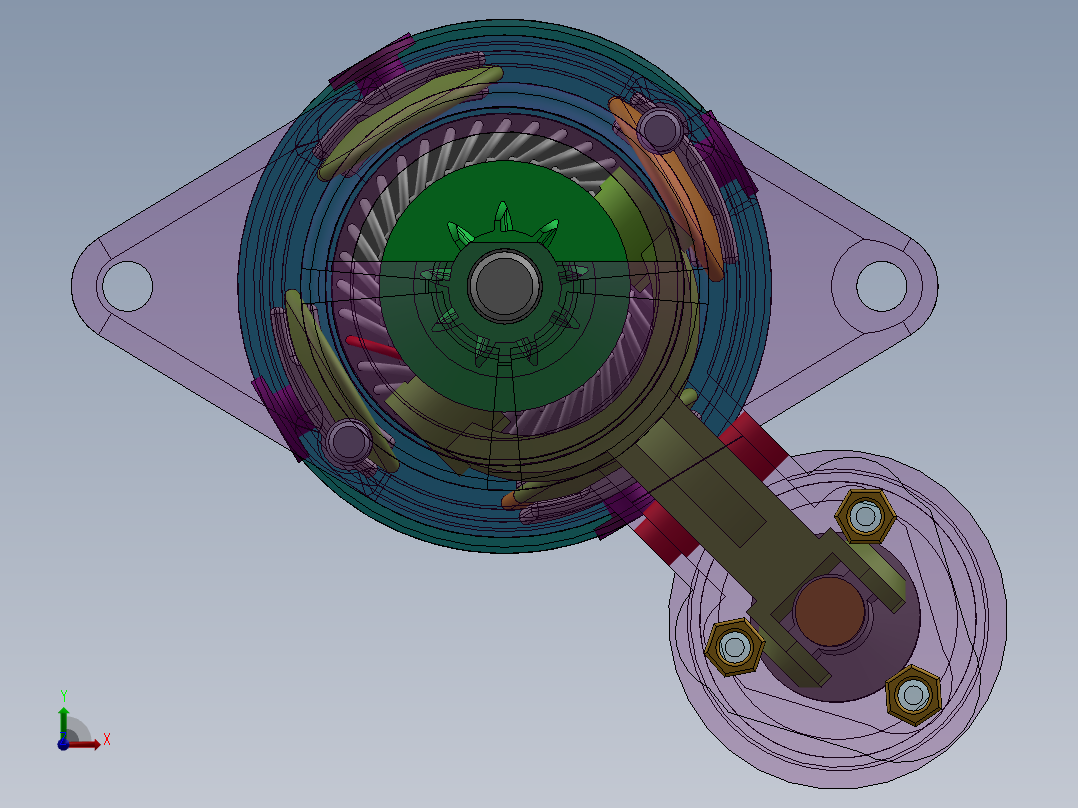 起动机(6)前视图